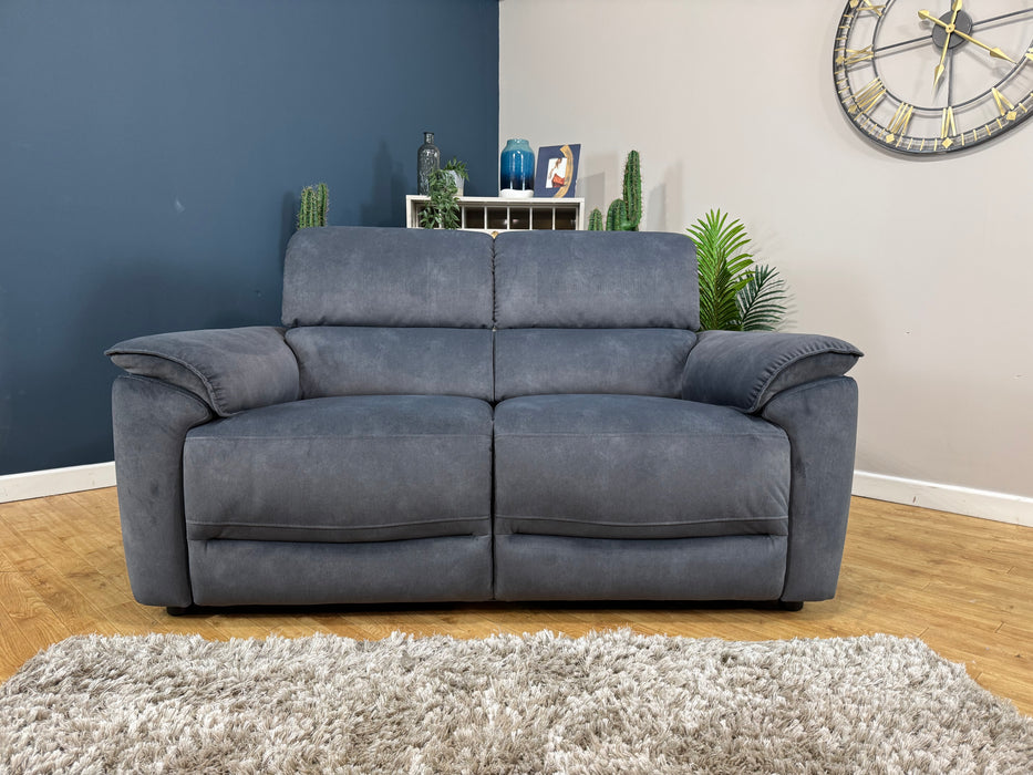 The Hugo Fabric 2 Seater - Lifestyle Flecked Charcoal (WA2)