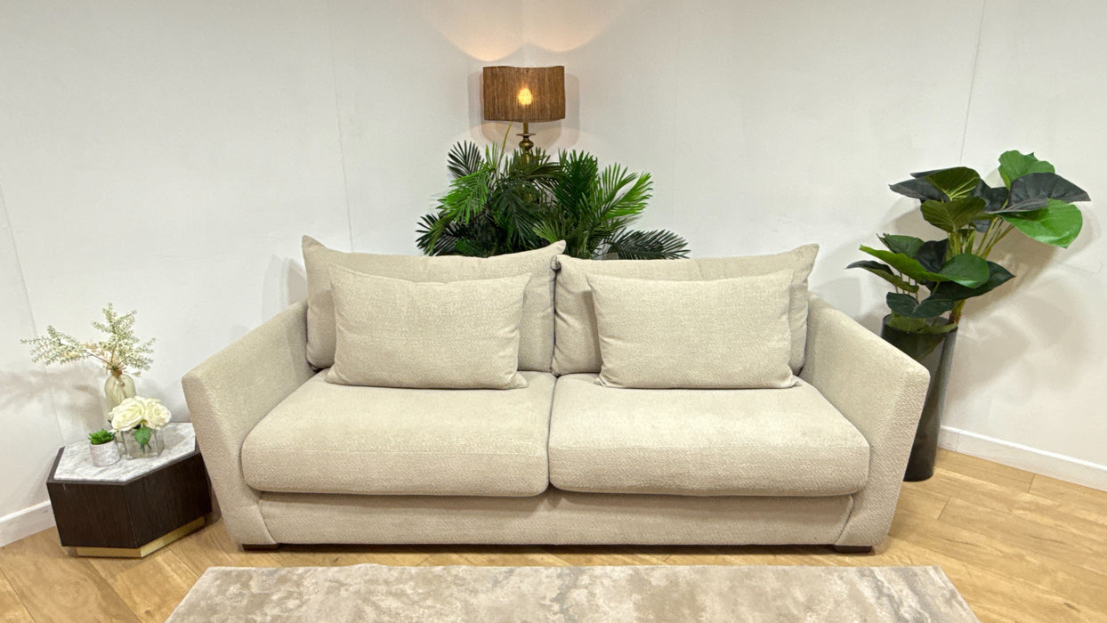 Sofology Tallulah Fabric 3 Seater in Cosy Boucle Pebble