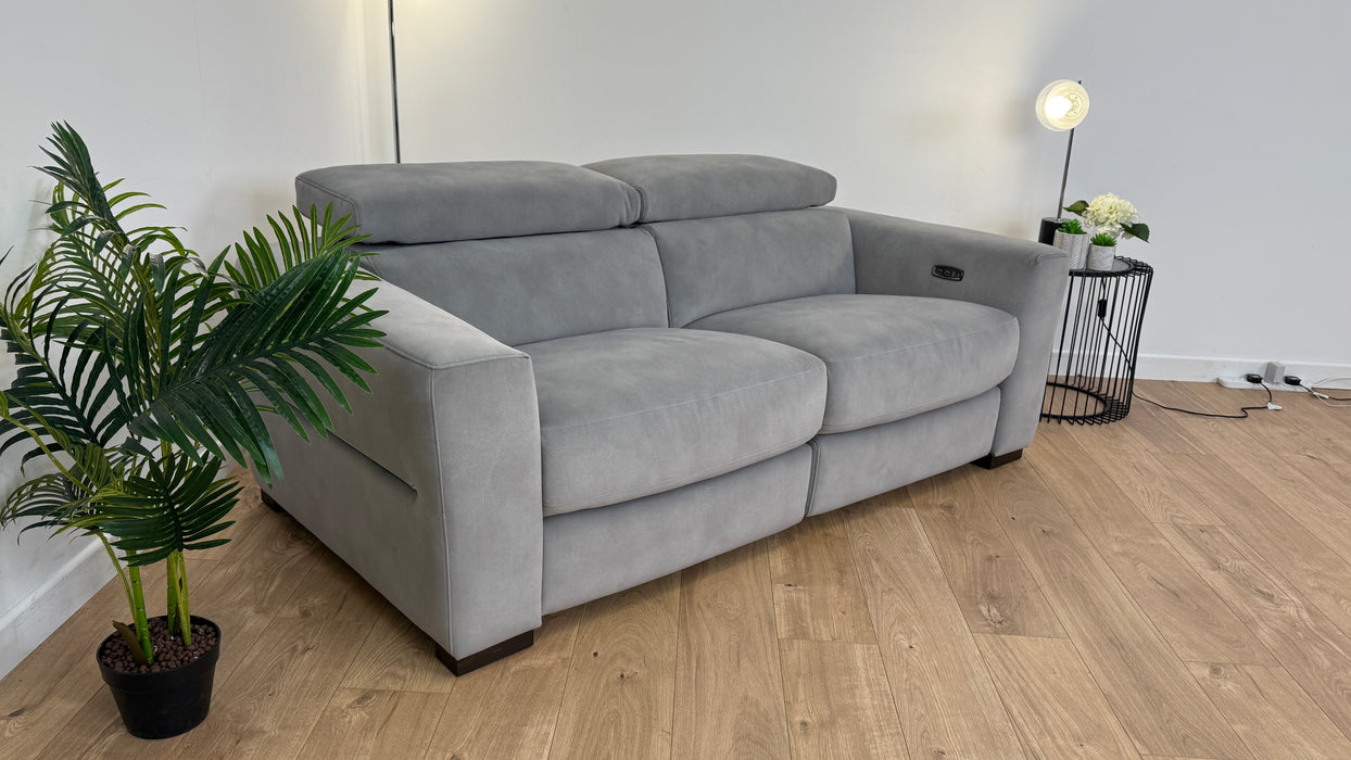 Plazzo 3 Seater - Fabric - Grey