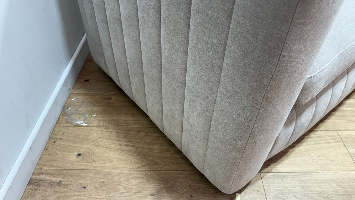 Sofology Astoria Fabric 2 Seater in Vintage Chenille Pebble