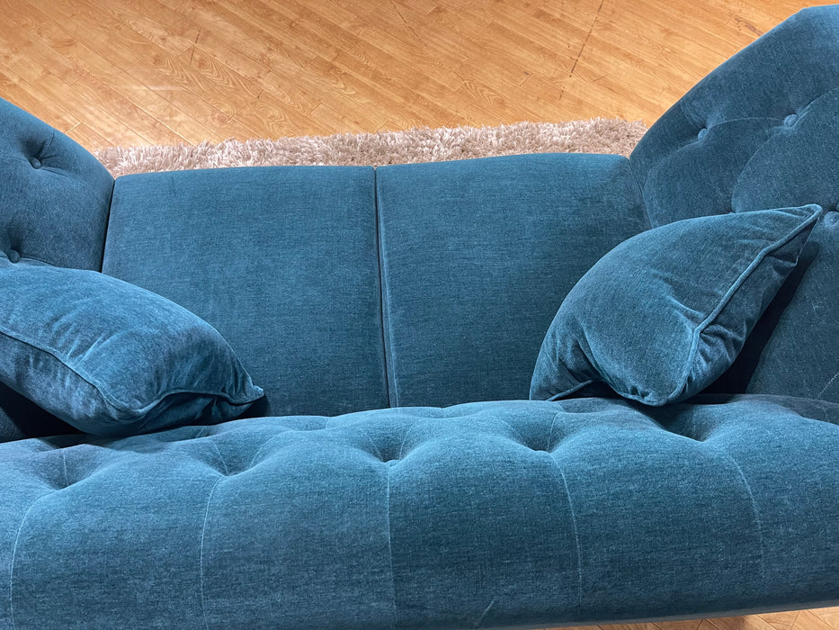 Bridgerton 2 Seater Fabric Aston Teal All Over (WA2)