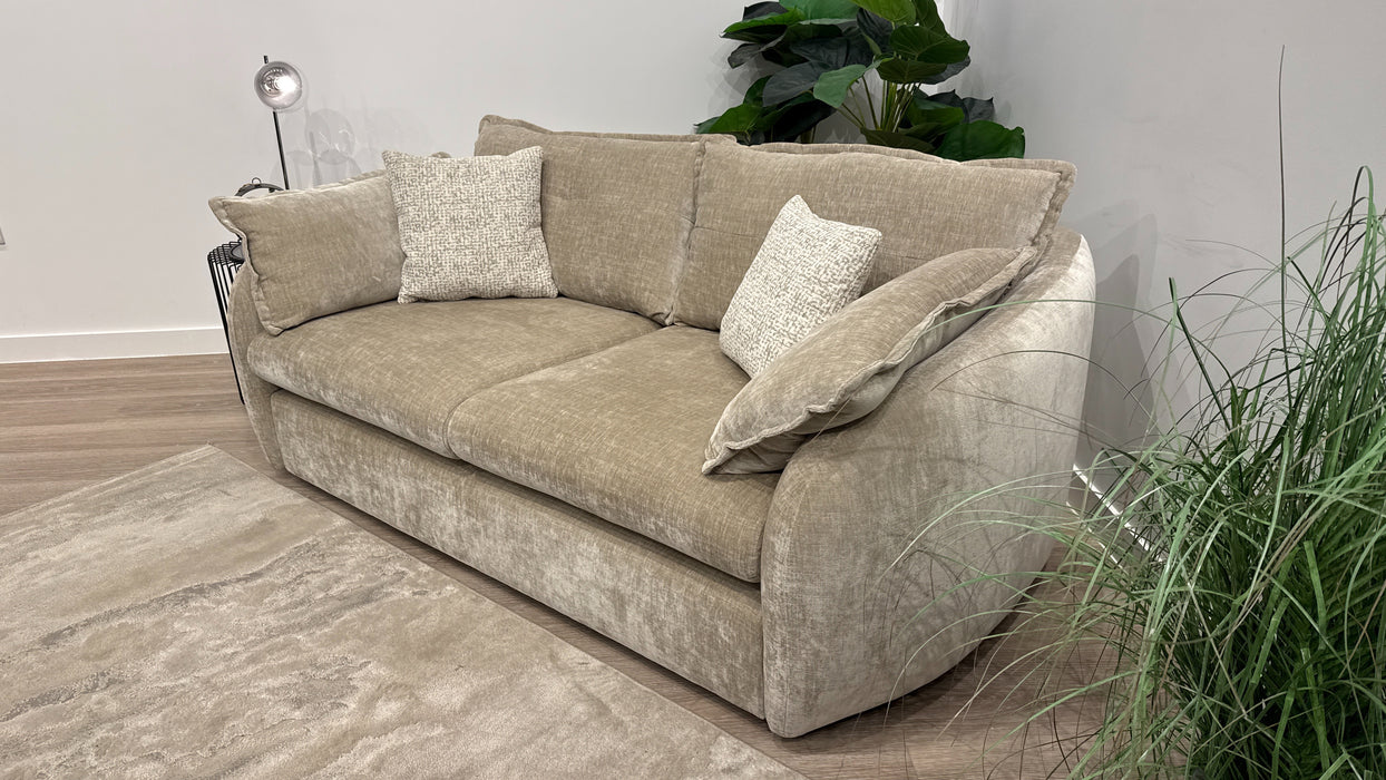 Sofology Portobello Fabric 3 Seater In Luxury Chenille