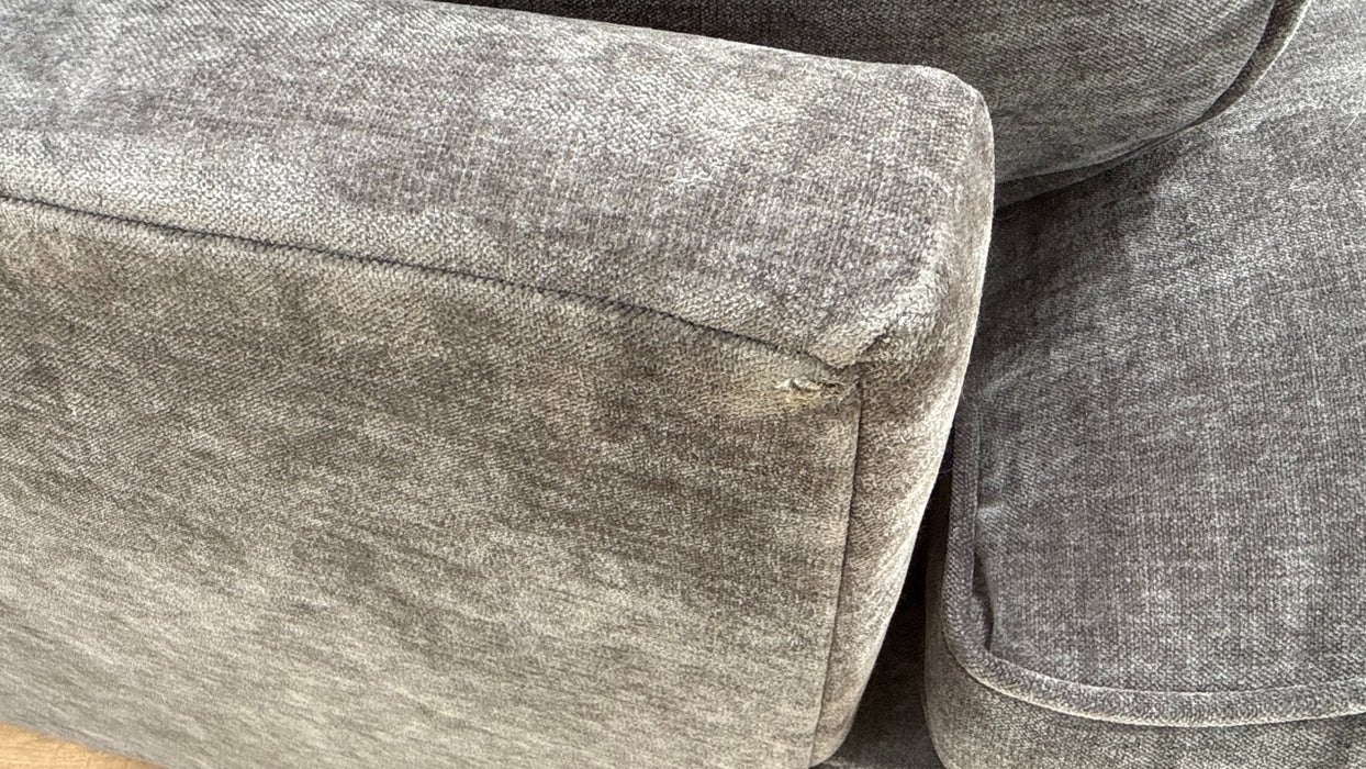 Sofology Brixton Fabric Loveseat in Soft Chenille Slate