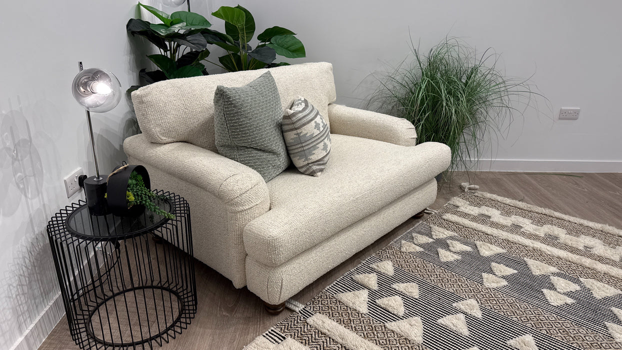 Sofology Hampton Loveseat in Jaruco Oyster Mix
