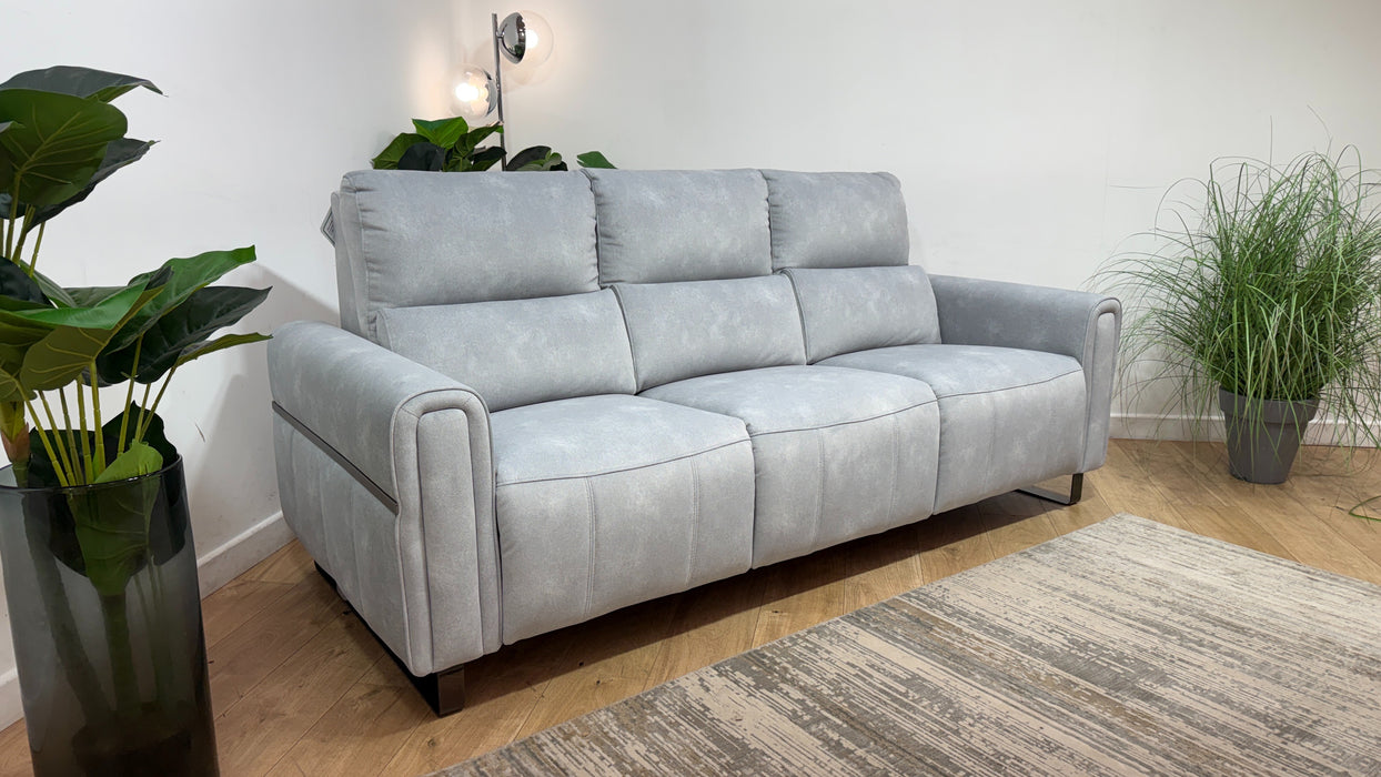 Sofology Ravello Fabric 3 Seater in Lifestyle Flecked Silver