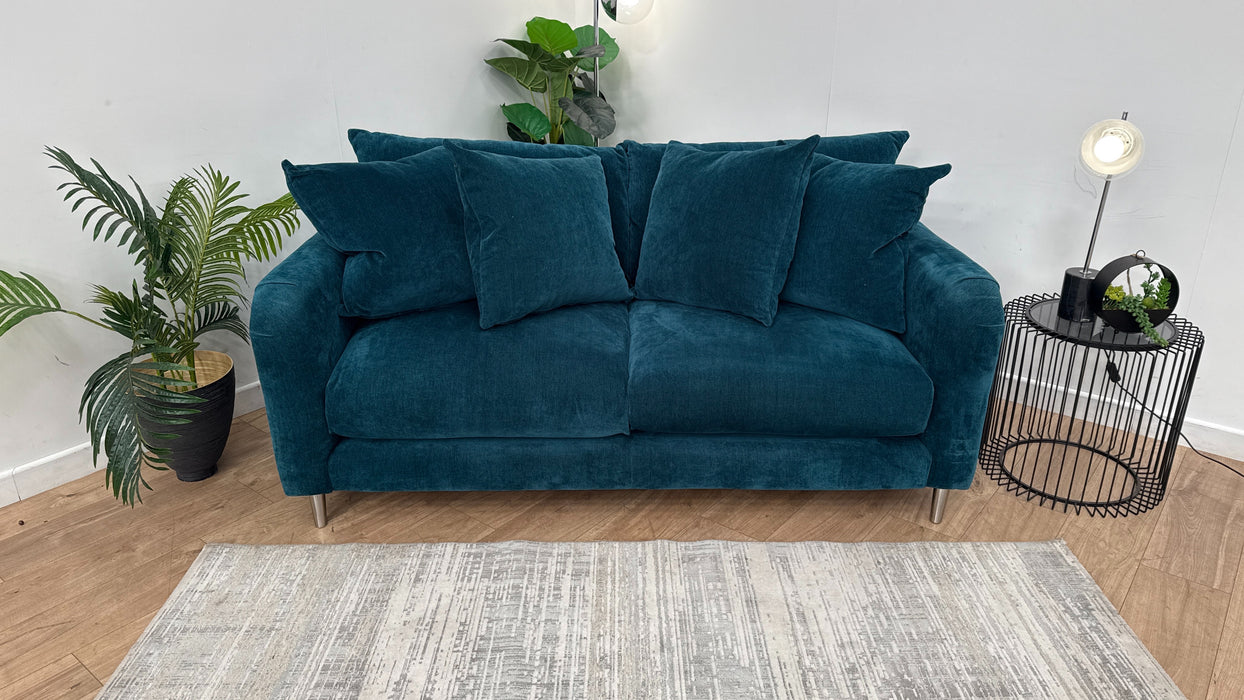 Sofology The Midland Hill 3 Seater Fabric Sofa in Chamonix Teal