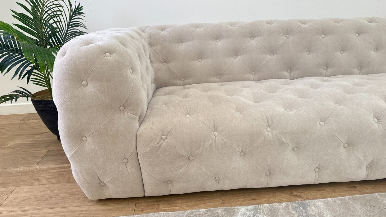 Sofology The Venezia 3 Corner 3 in Relaxed Chenille Cotton Fabric