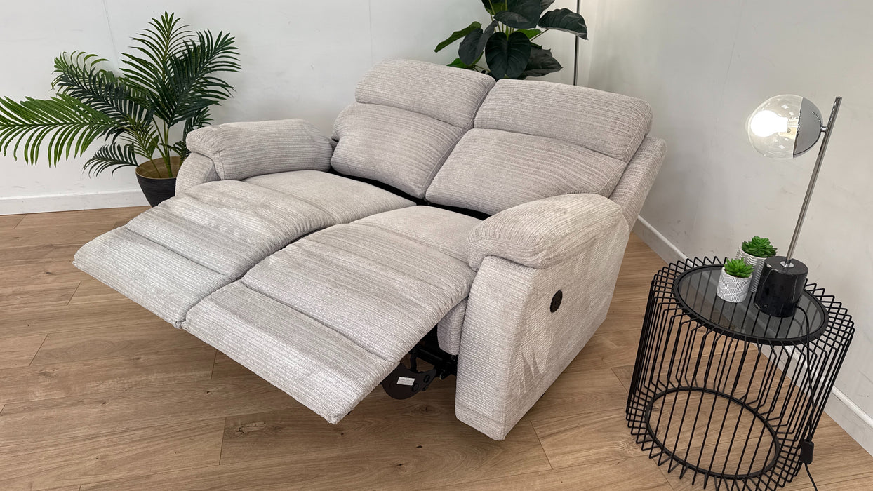 Penny 2 Seater Fabric Power Recliner