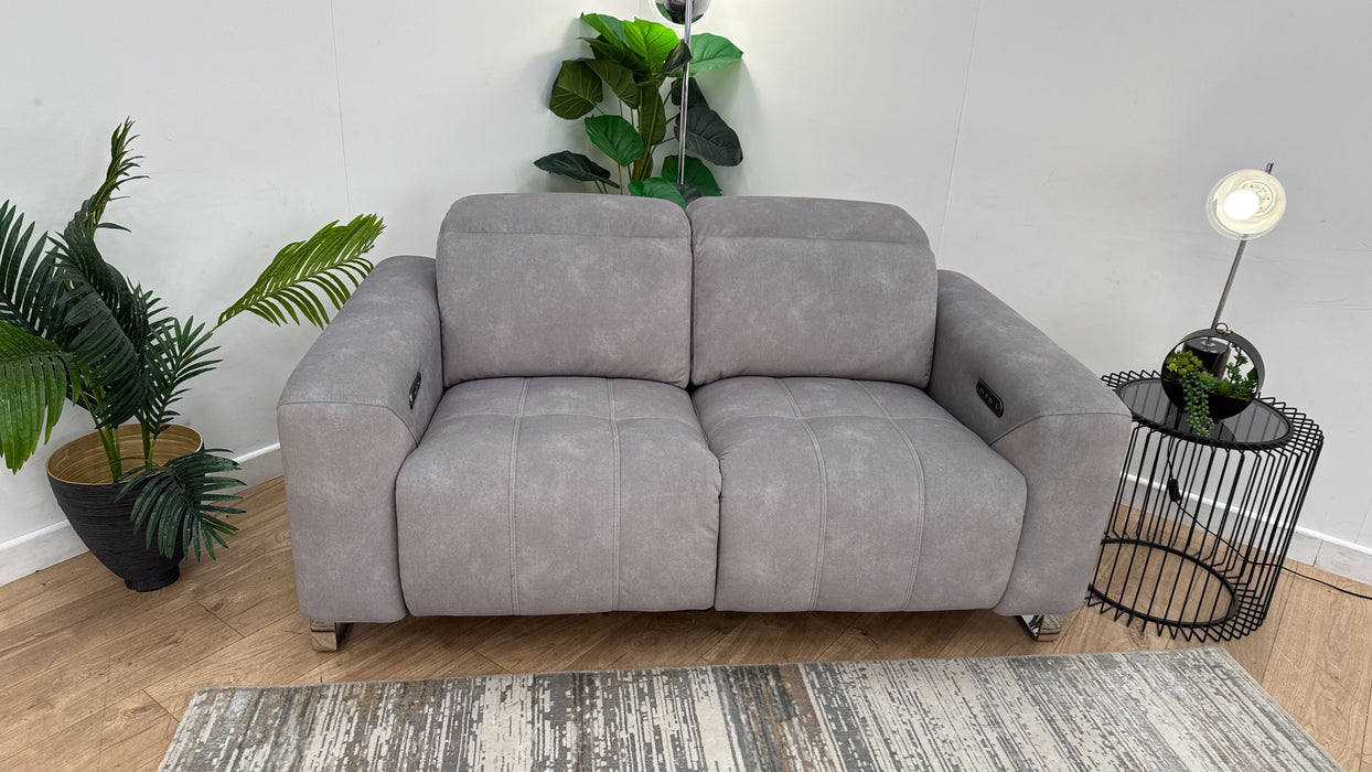 Sofology Marvella Fabric Recliner 2 Seater in Stone
