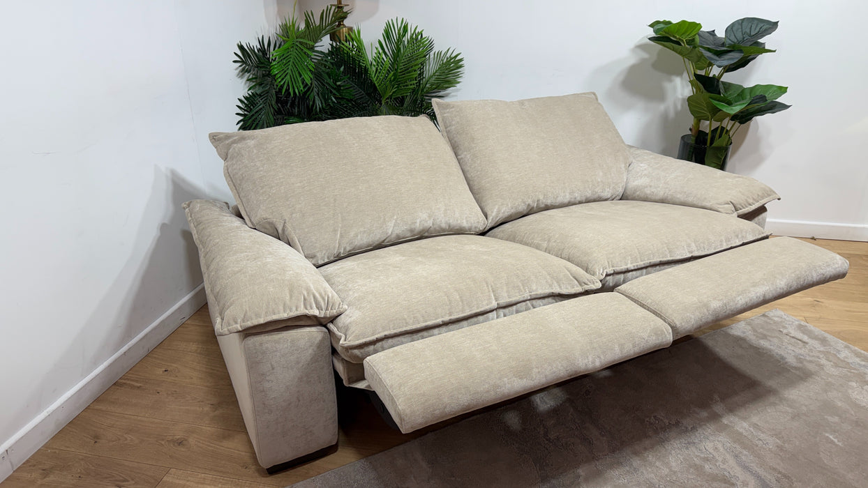 Sofology Embrace 3 Seater Power Recliner/Headrest in Mushroom
