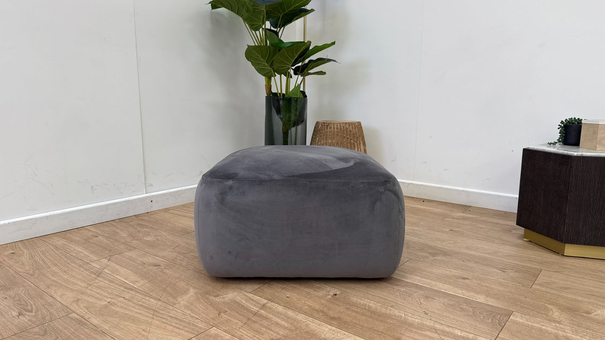 DFS Darcy Large Footstool in Steel