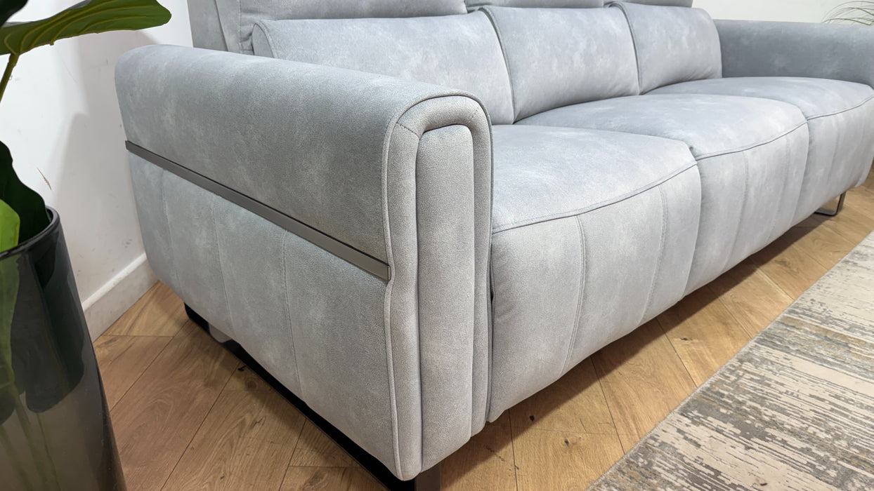 Sofology Ravello Fabric 3 Seater in Lifestyle Flecked Silver