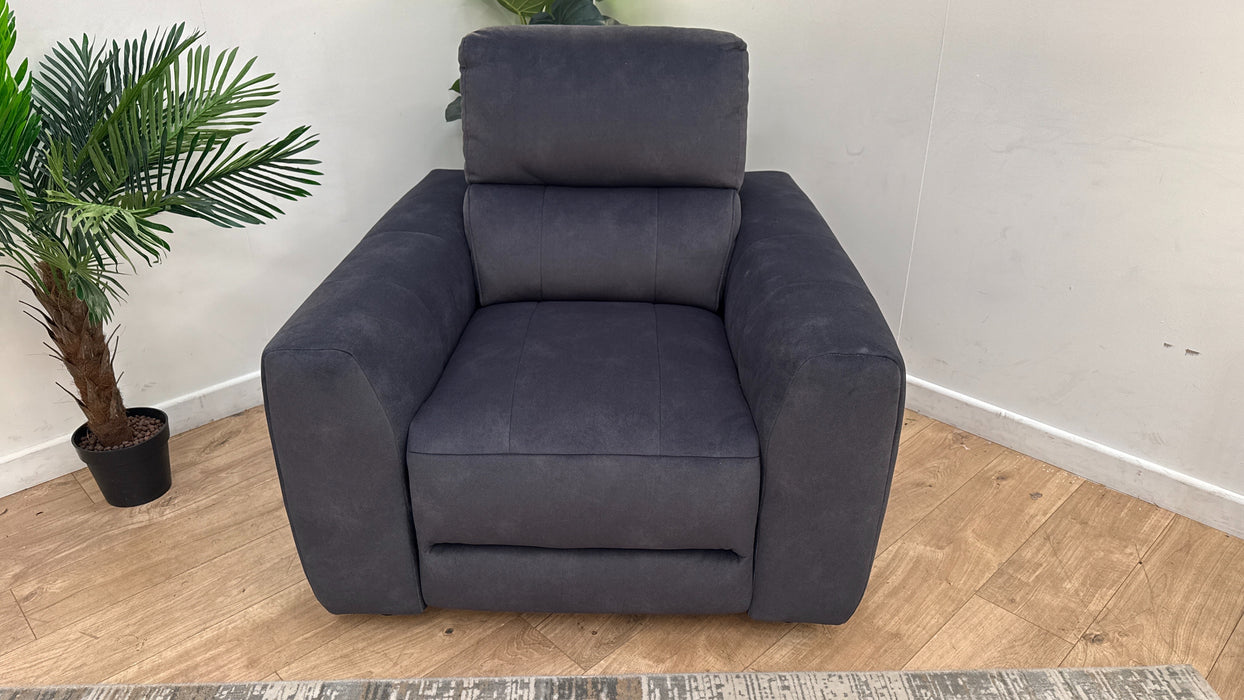 Sofology Fabric Chair in Lifestyle Flecked Anthracite