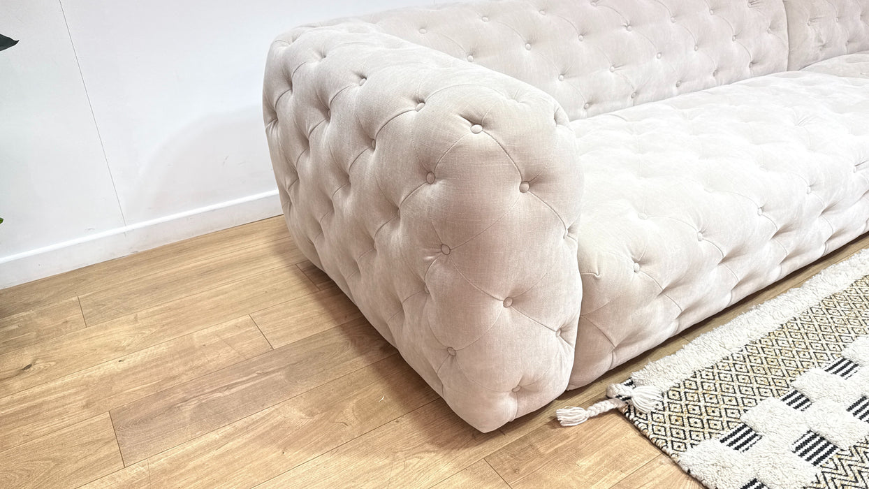 Sofology Venezia Fabric 3 Corner 3 in Relaxed Chenille Cotton