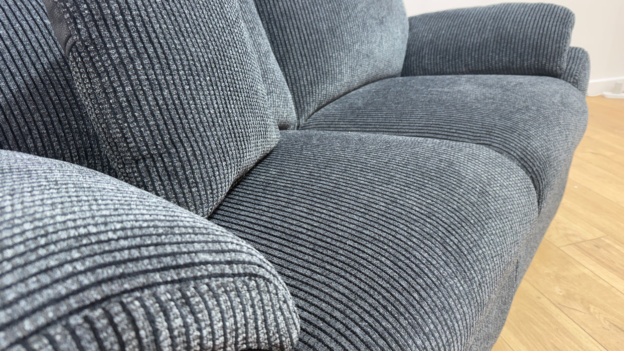 DFS Tamla Fabric Sofa in Black