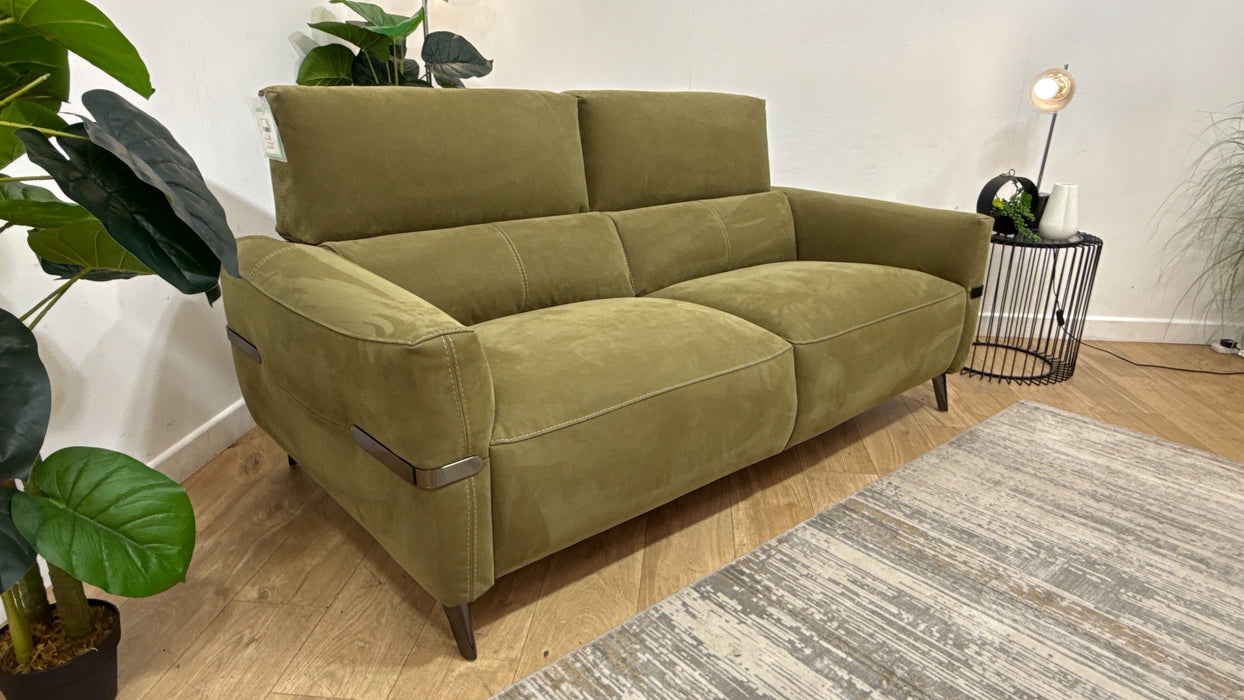 Sofology Arlington Fabric 3 Seater in Lifestyle Nubuck Feel Olive