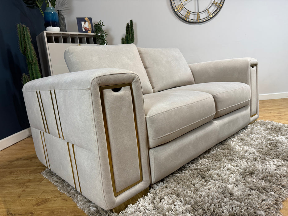 Elixir 2 Seater Fabric Ivory (WA2)