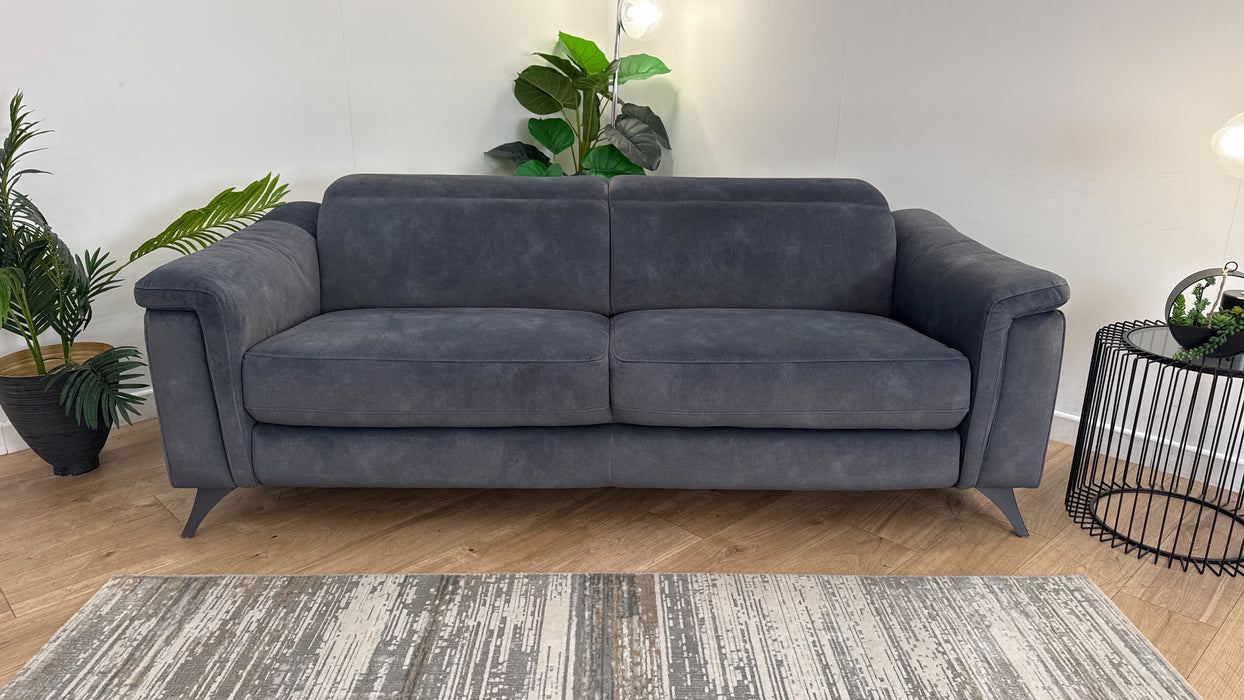 Sofology Ezra Fabric 3 Seater in Lifestyle Flecked Charcoal