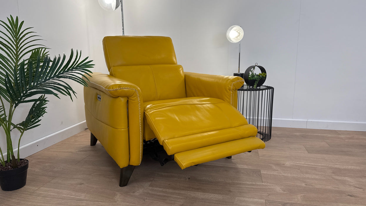 Solero Power Recliner Chair - Leather