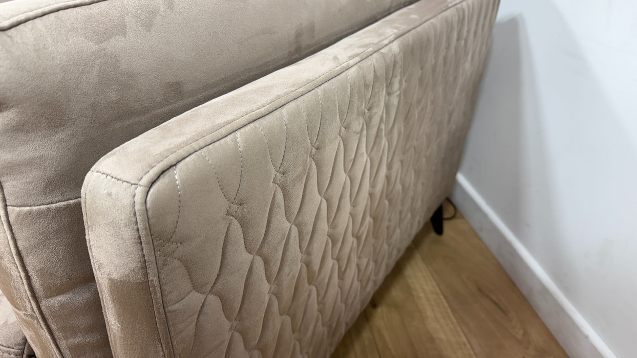 Sofology Muse Fabric 2 Seater Power Recliner Supportive Headrests in Lifestyle Plush Nutmeg