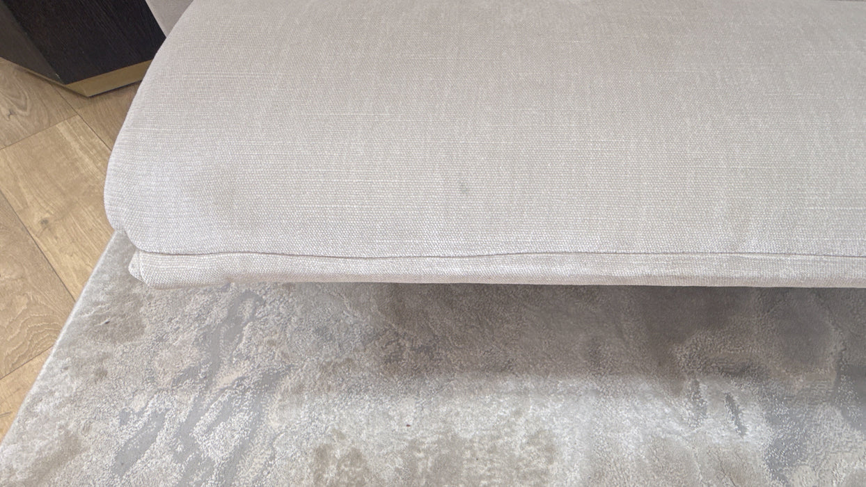 Sofology Bradie Fabric 2.5 Seater Power Recliner/Headrest in Relaxed Chenille Cotton