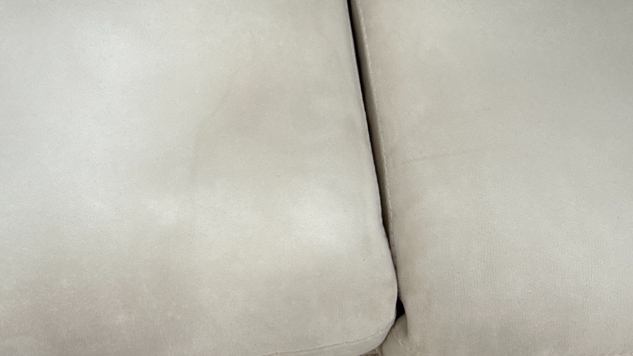 Sofology Laurence Fabric 2 Seater Power Recliner/Headrest in Toronto Beige