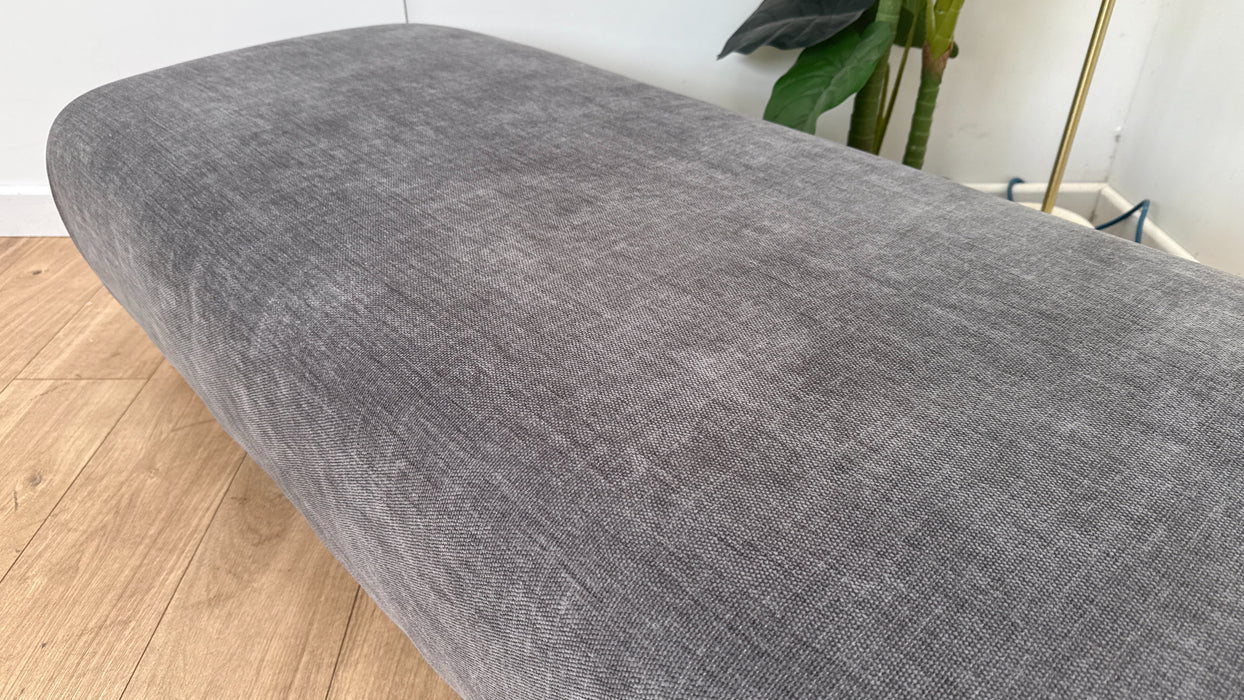 DFS Carlisle Fabric Footstool in Plain Seal