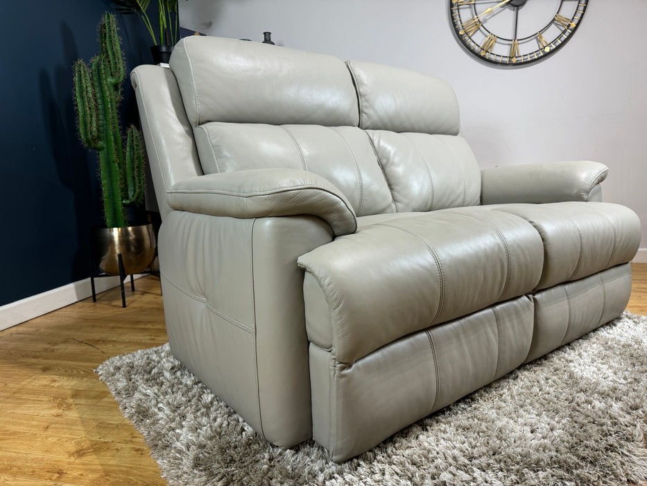 Gracie Leather 2 Seater - Lead Grey - ( WA2 )