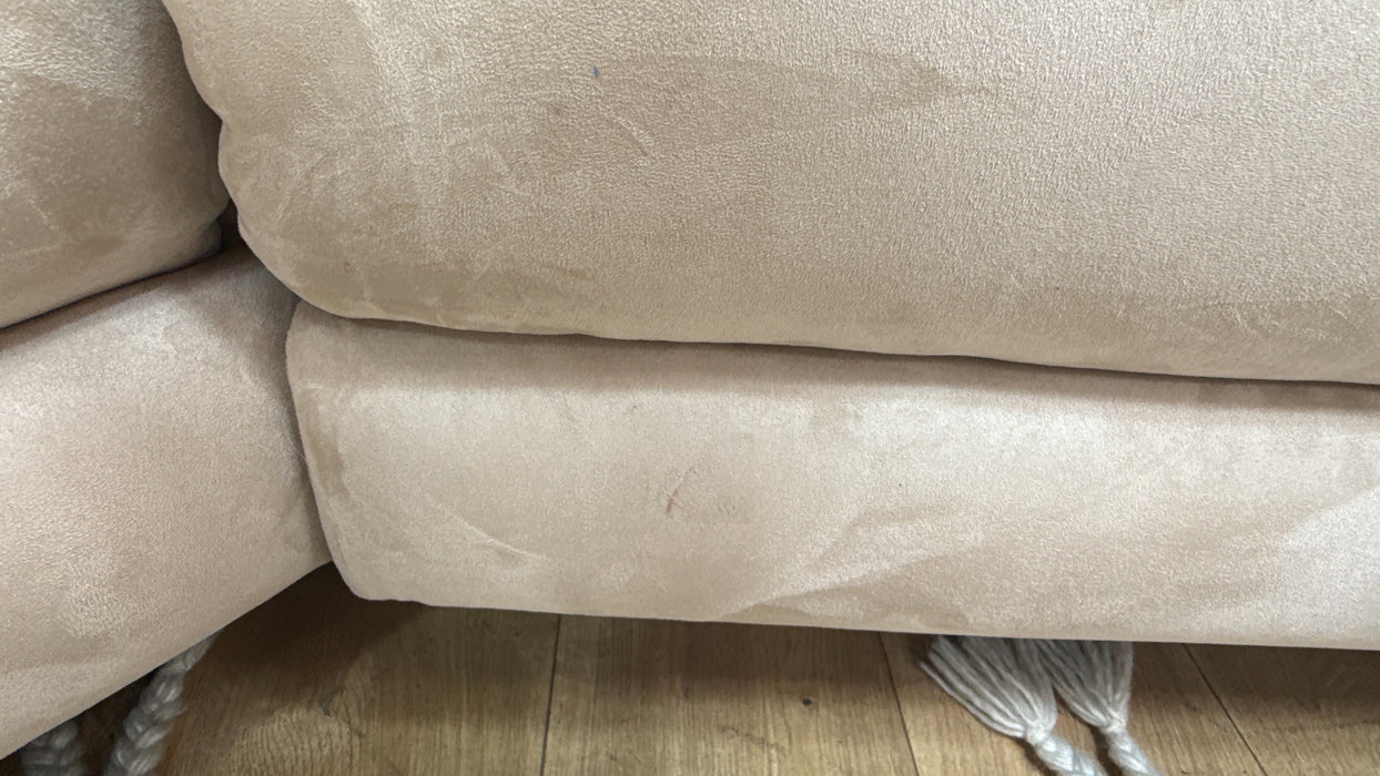 Sofology Missouri Fabric 1 Corner 3 Power Recliner/Headrest in Lifestyle Plush Mink