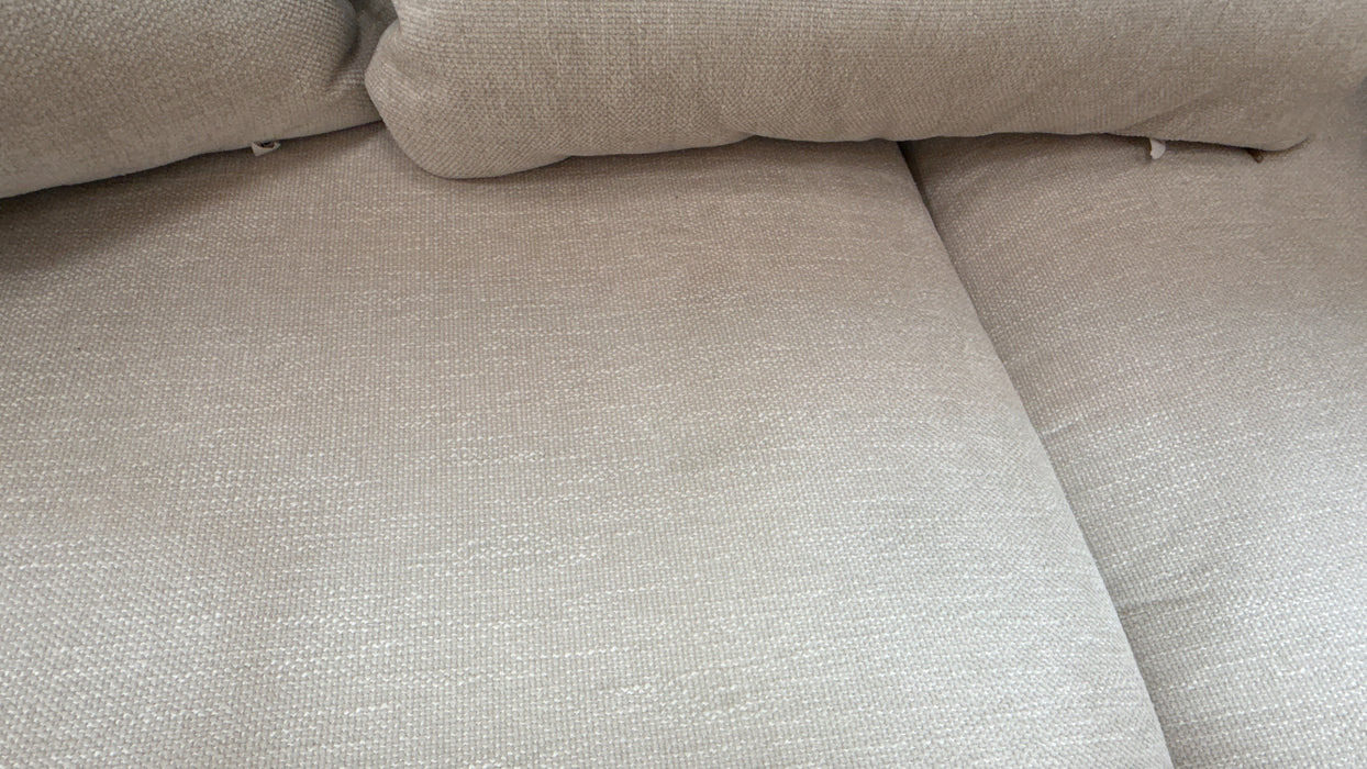 Sofology Mayfair Fabric 2 Seater Foam Seats in Linen Look Chenille Mist