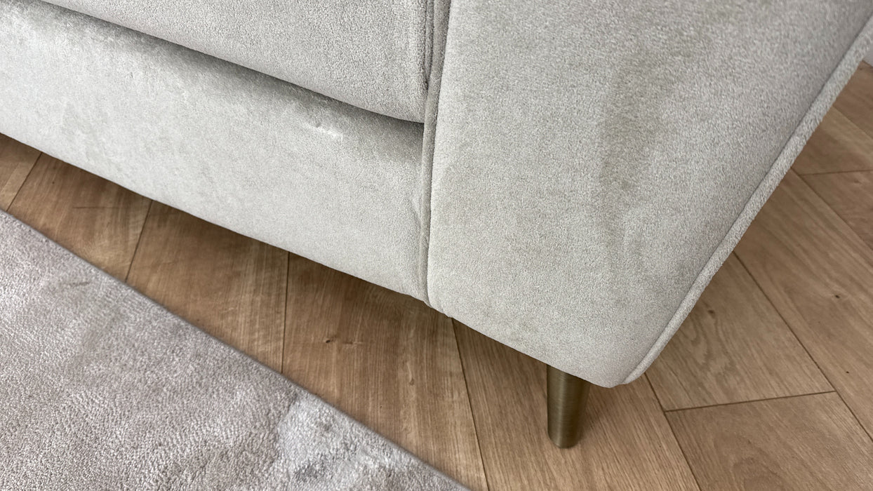Sofology Luella Fabric 4 Seater in Soft Sherpa Stone Mix