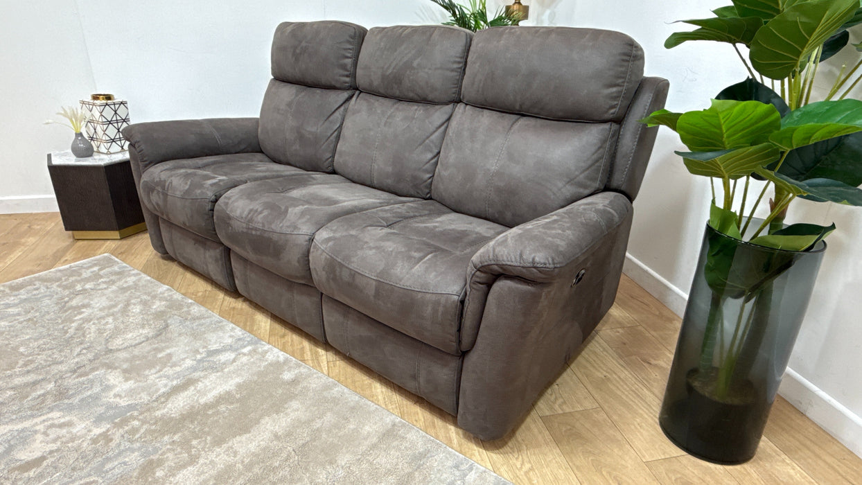 DFS Ivalee 3 Seater Power Recliner in Pepper