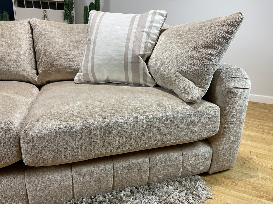 Westwood 3 Seater Teddy Chenille Natural Mix Fabric (WA2)