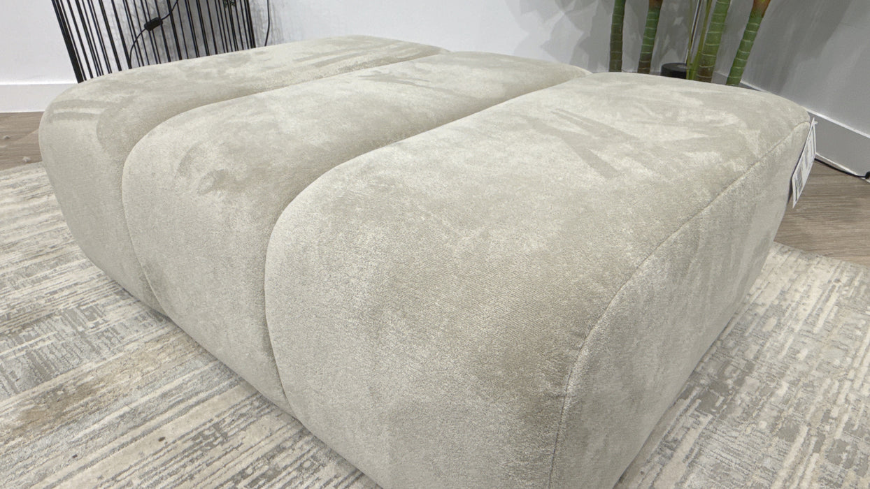 Sofology Waldorf Fabric Storage Footstool in Stone