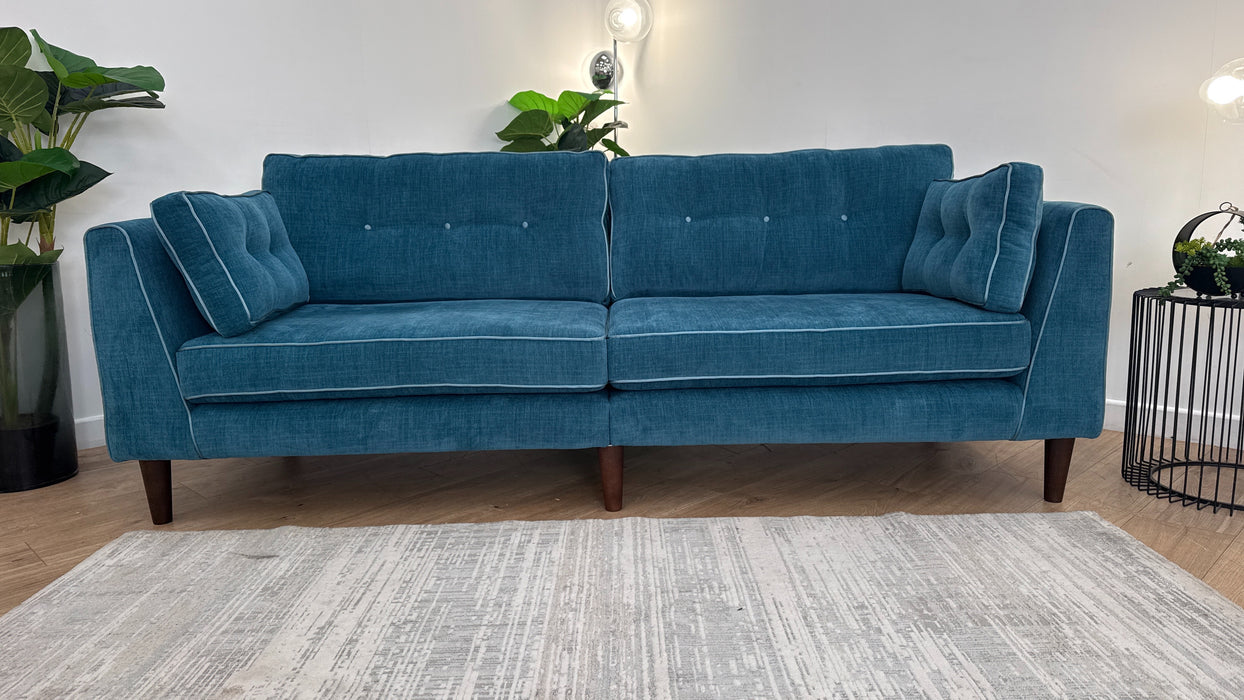 Sofology Cricket 4 Seater in Teal Mix