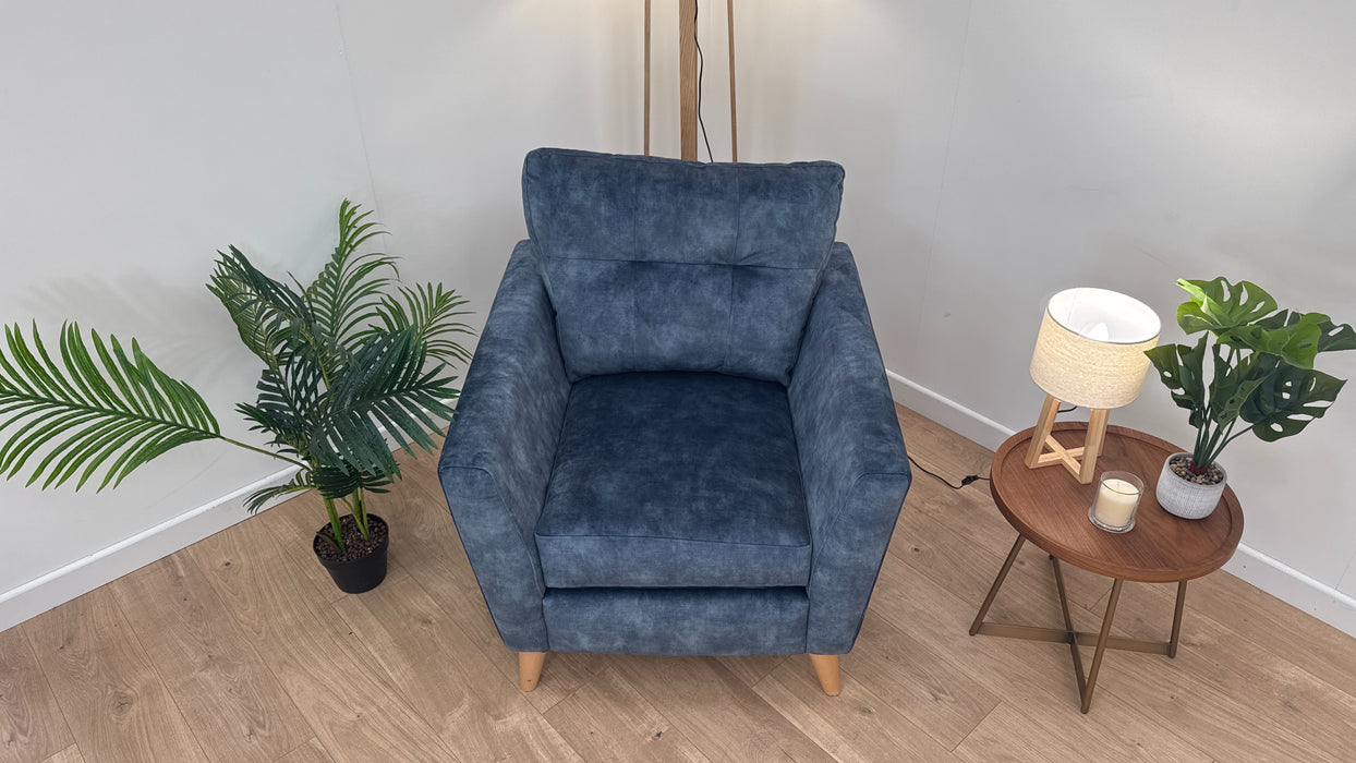 Studio 1 Seater - Fabric Chair - Ocean