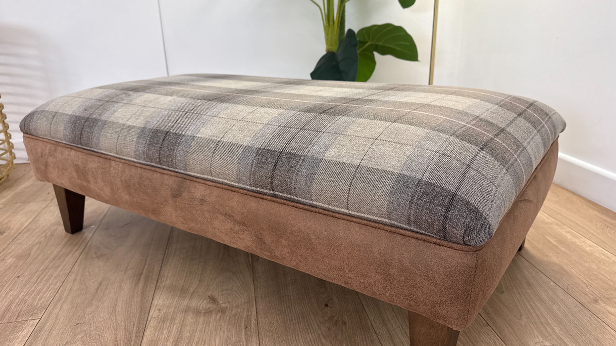 DFS The Alaska Footstool in Brown Combination