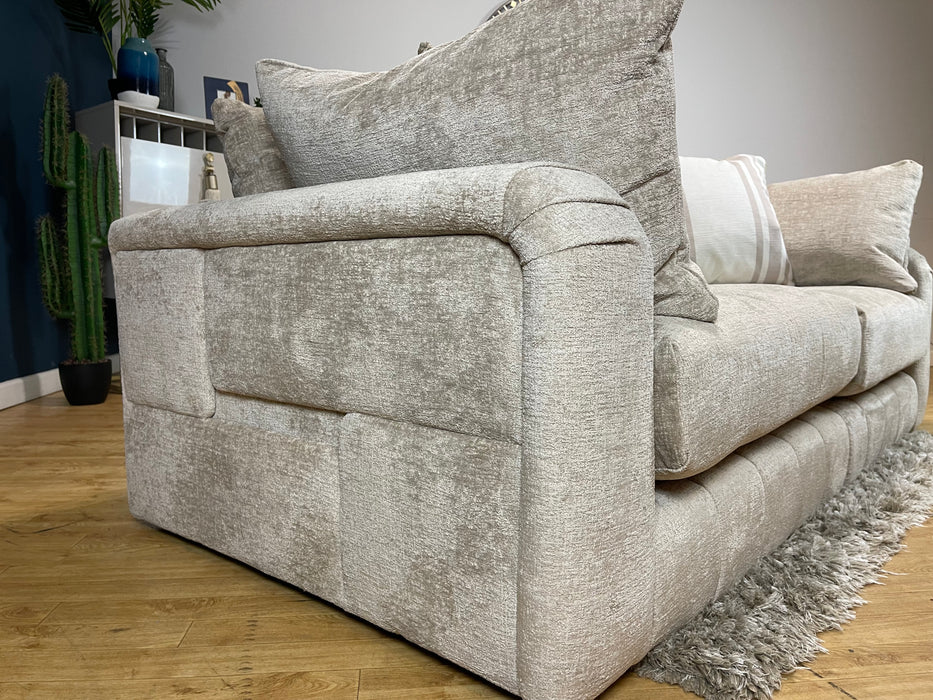 Westwood 3 Seater Teddy Chenille Natural Mix Fabric (WA2)