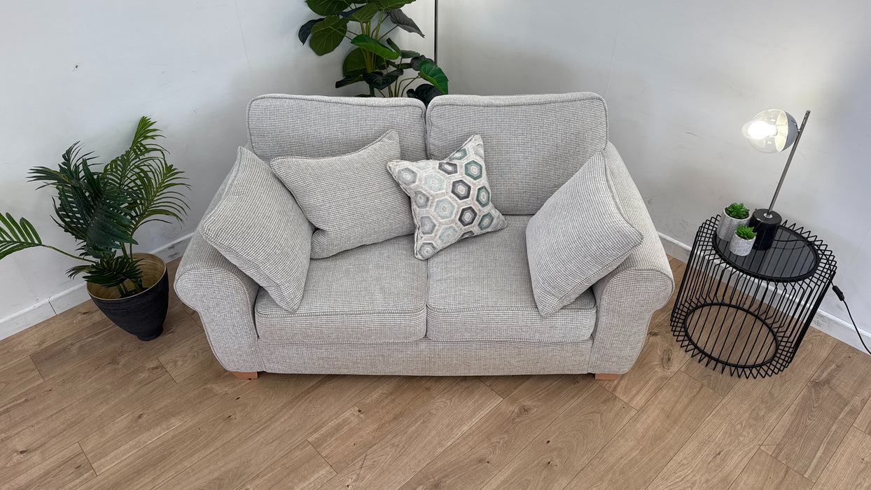 Nimbus 2 Seater Sofa - Fabric - Padstow Beige/Teal mMix