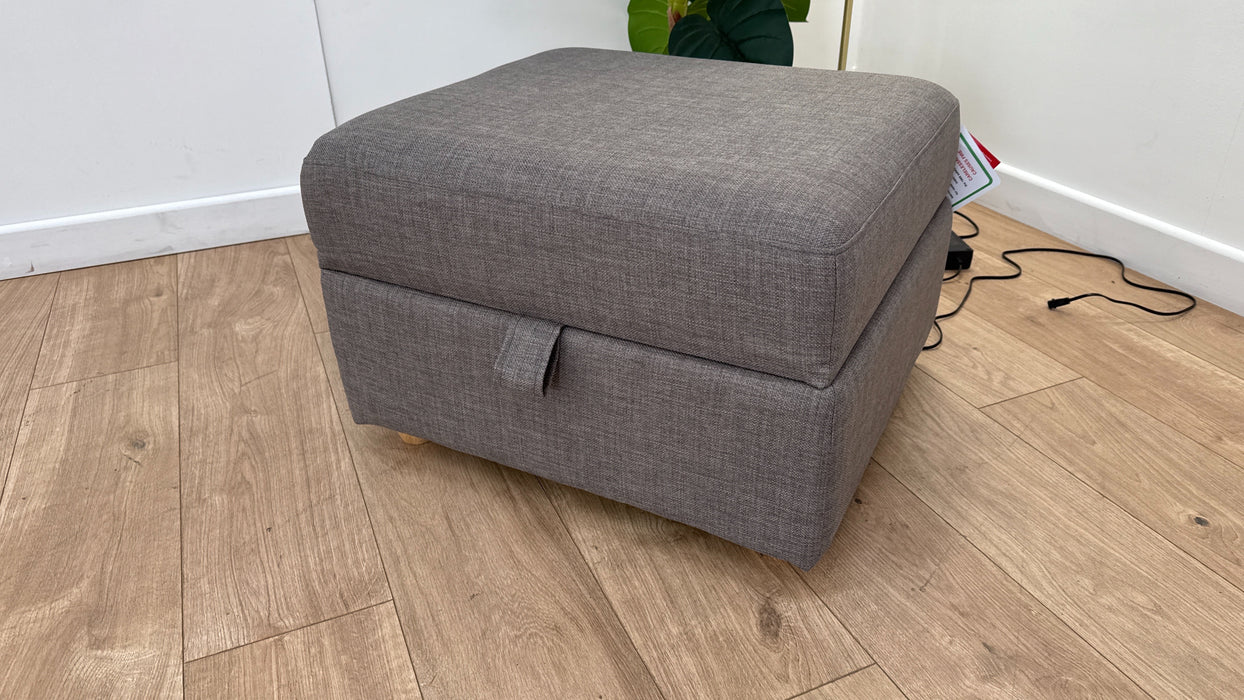 DFS Zana Fabric Footstool in Slate