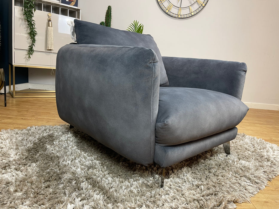 Adler Fabric Chair Mottled Charcoal (WA2)