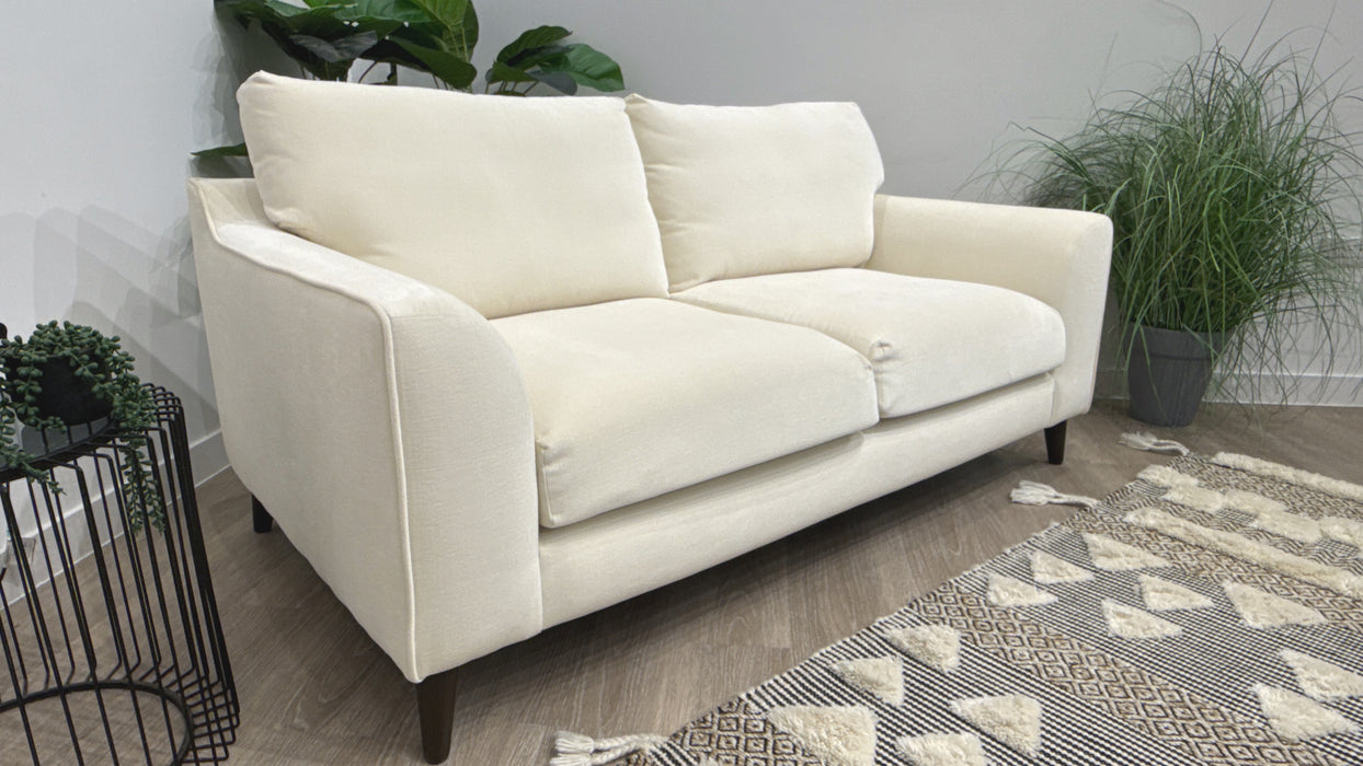 Sofology Mayfair Fabric 2 Seater in Soft Chenille Ivory