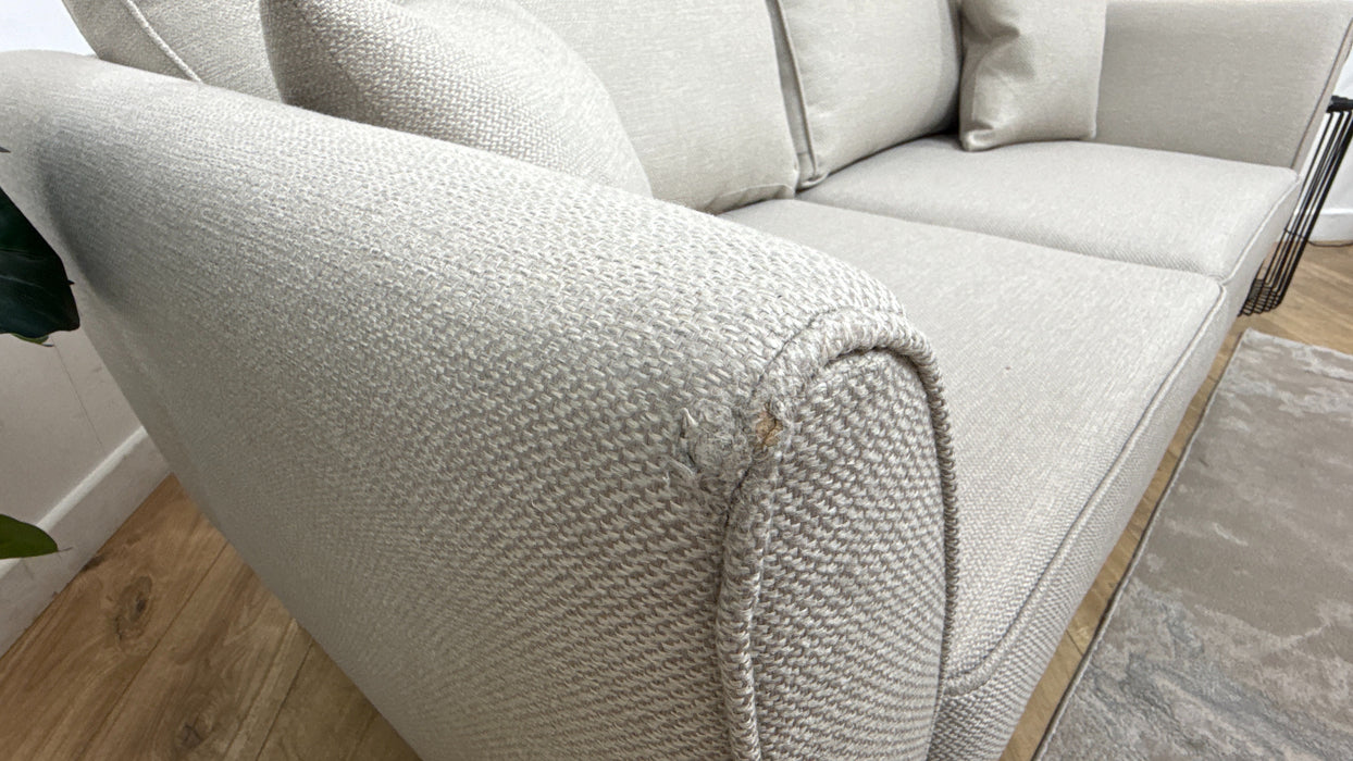 Sofology Keswick Fabric 3 Seater in Bentley Taupe