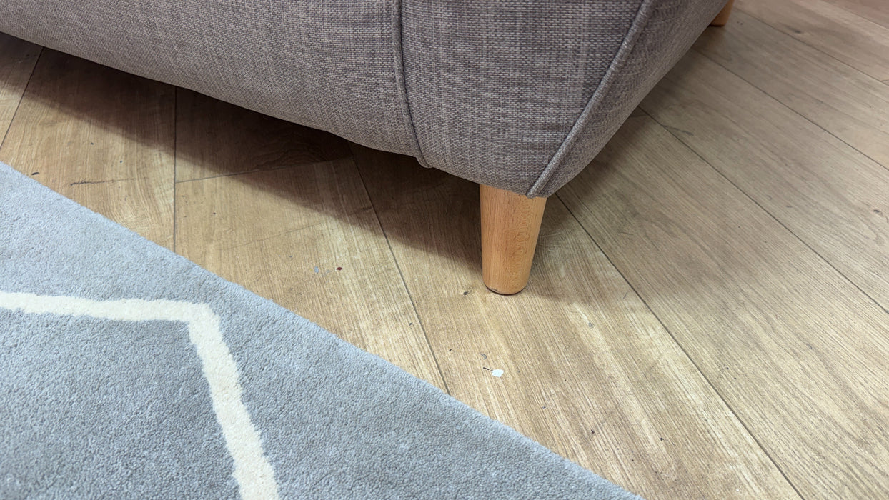 Sofology Hetty Fabric 2 Seater Full Back in Linoso Slate
