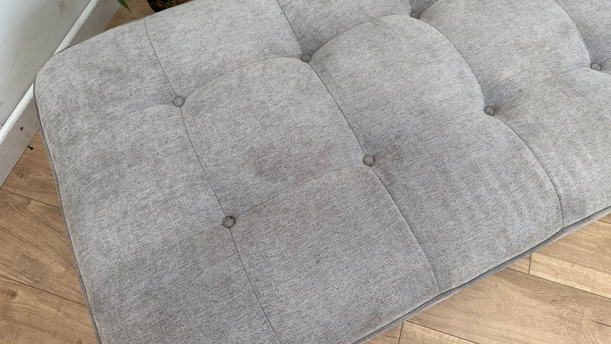 DFS Fabric Bench Footstool in Charcoal