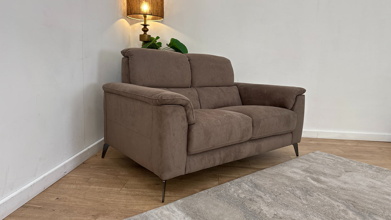 Sofology Illinois Fabric 2 Seater in Lifestyle Textured Cappuccino