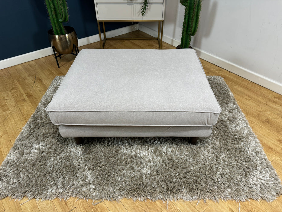 Cricket Fabric Combi Footstool - Nordic Mink - ( WA2 )