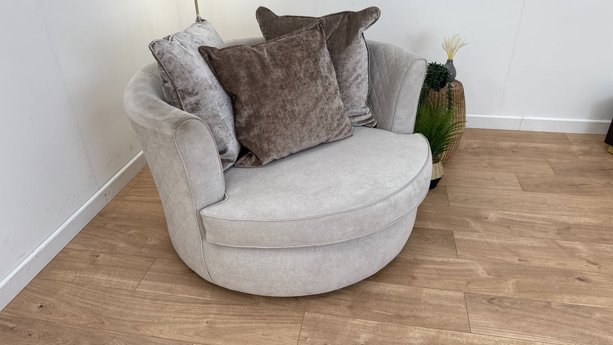 Orka Fabric Swivel Chair