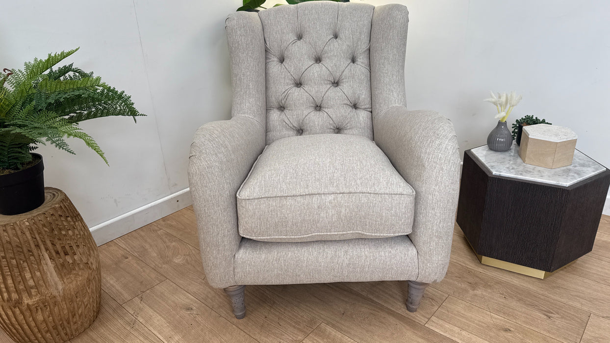 DFS The Woodstock Fabric Chair in Woodstock Natural