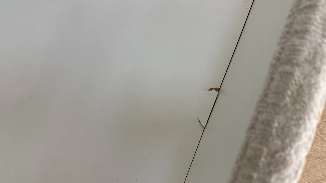 Sofology Ascot Fabric Storage Footstool in Textured Chenille Natural